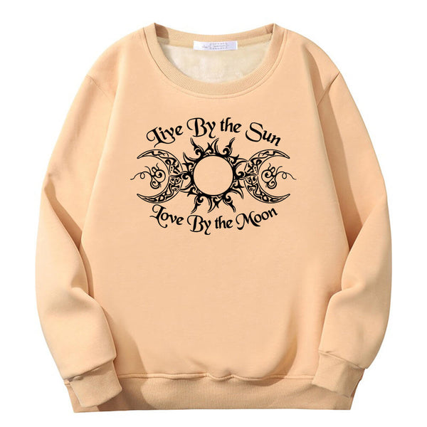 Live By The Sun Crew Collar Sweatshirt