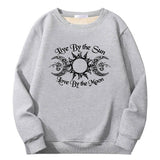 Live By The Sun Crew Collar Sweatshirt