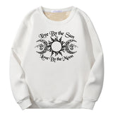 Live By The Sun Crew Collar Sweatshirt