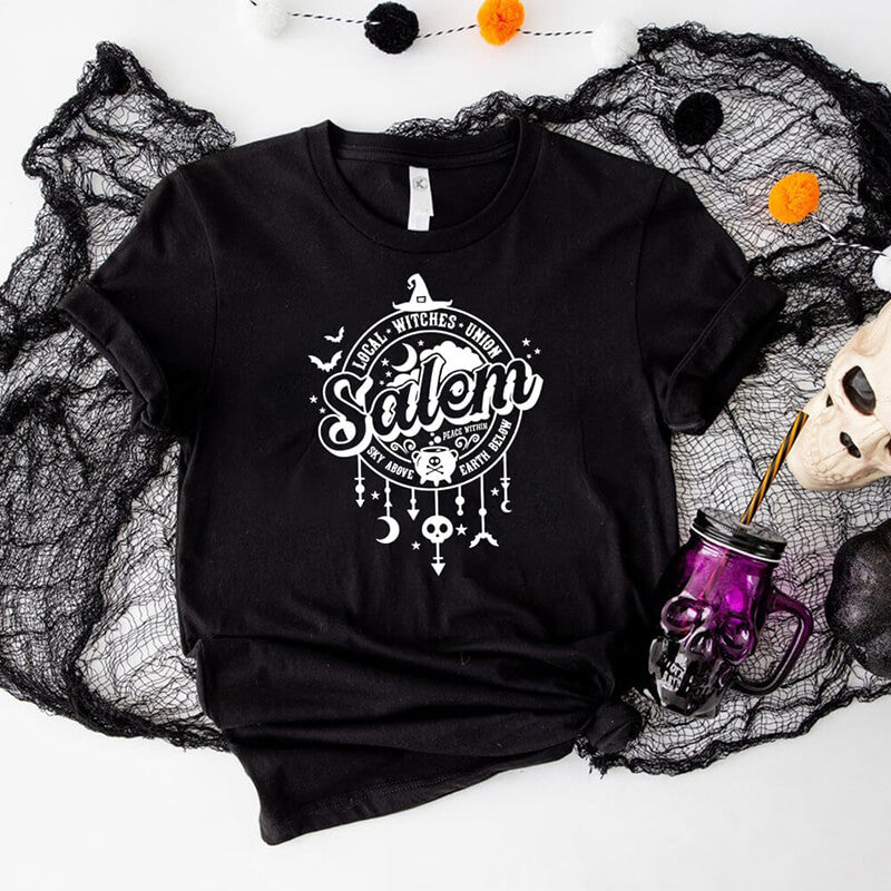 Local Witches Union Salem Short Sleeve T-shirt | Gthic.com