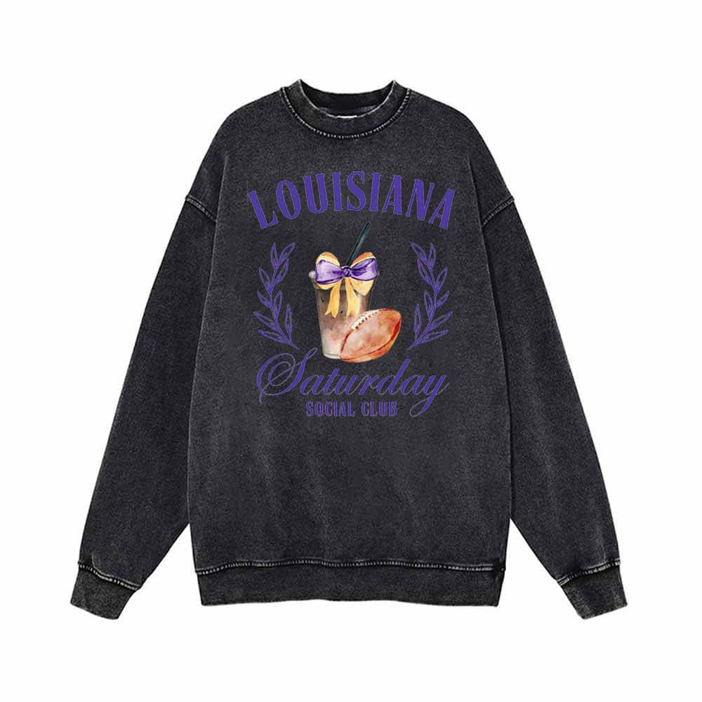 Louisiana Saturday Social Club Sweatshirt 01 | Gthic.com