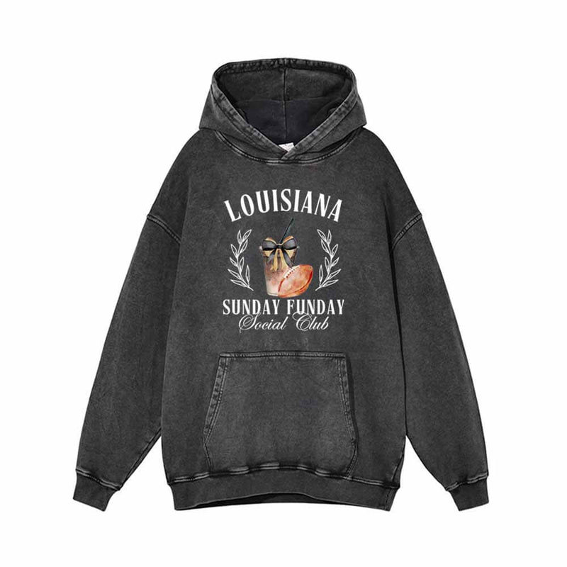 Louisiana Sunday Funday Social Club Hoodie 01 | Gthic.com