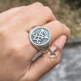 Lucifer Nephilim Seal Sterling Silver Ring