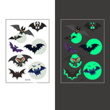 Luminous Bat Temporary Tattoo Stickers | Gthic.com