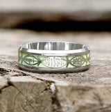 Luminous Jesus Fish Stainless Steel Ring | Gthic.com