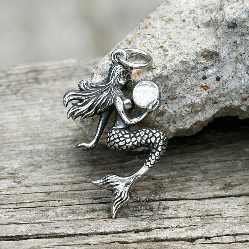 Magic Mermaid Stainless Steel Pendant
