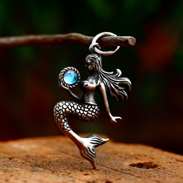 Magic Mermaid Stainless Steel Pendant | Gthic.com