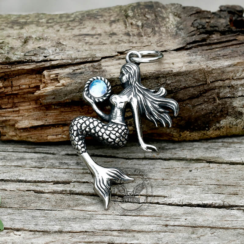 Magic Mermaid Stainless Steel Pendant | Gthic.com