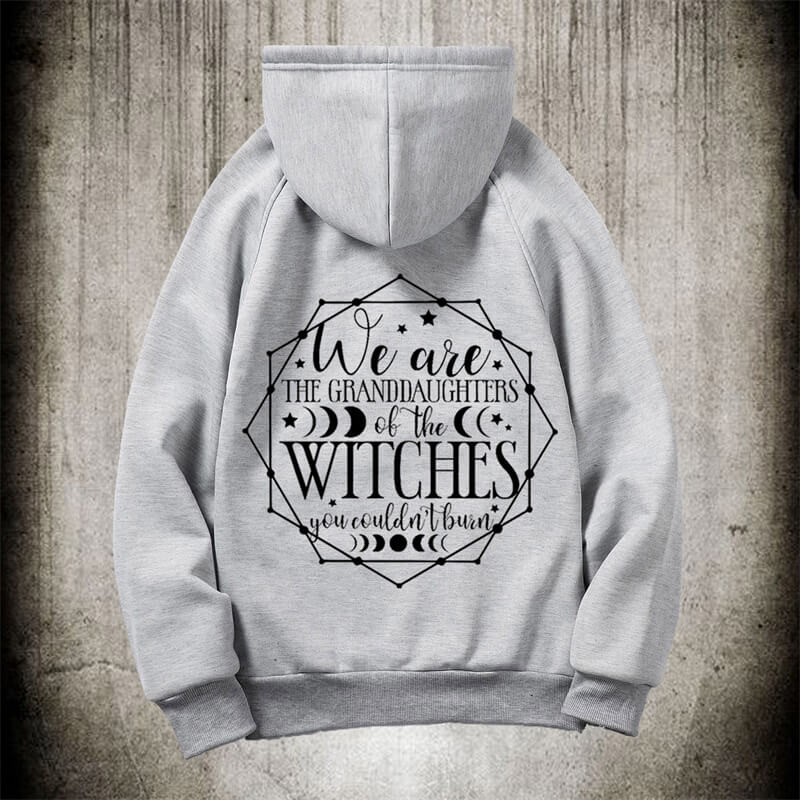 Magic Wiccan Symbol Polyester Hoodie | Gthic.com