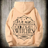 Magic Witch Symbol Polyester Fleece Hoodie