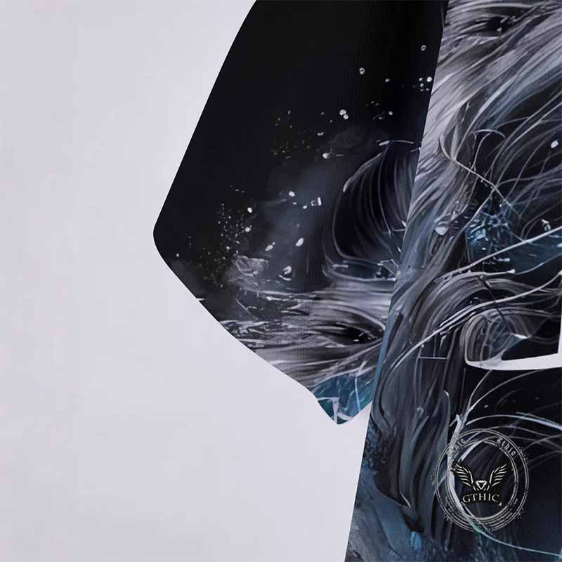 Majestic Lion Head Print Short Sleeve Polo Shirt 03 | Gthic.com