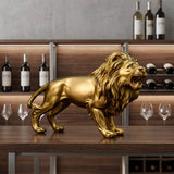 Majestic Muscular Lion Resin Animal Statue Figurine | Gthic.com
