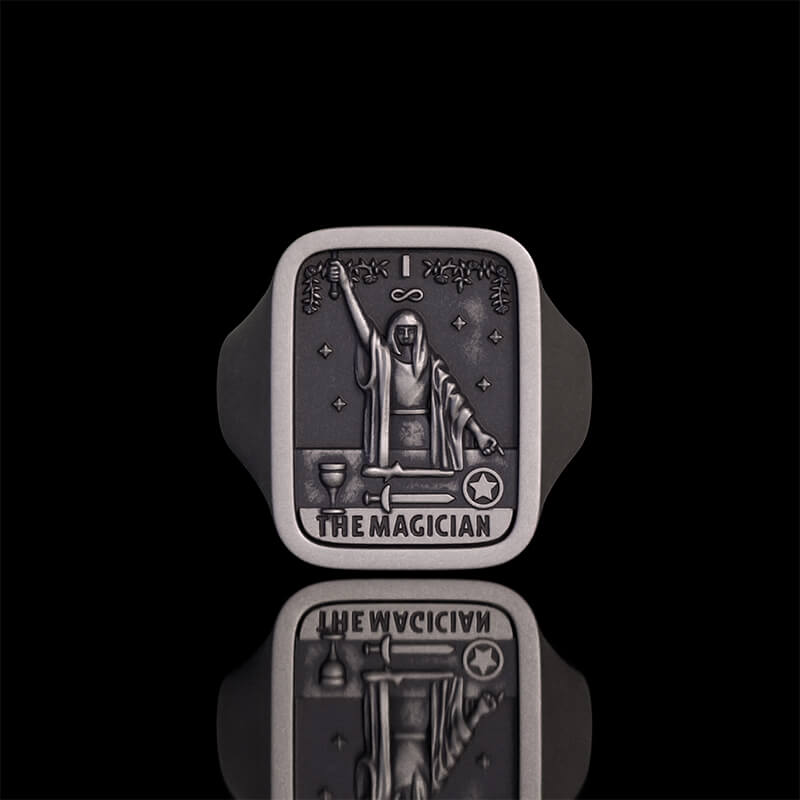 Major Arcana Tarot Sterling Silver Ring