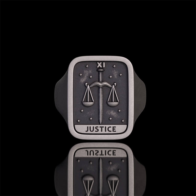 Major Arcana Tarot Sterling Silver Ring