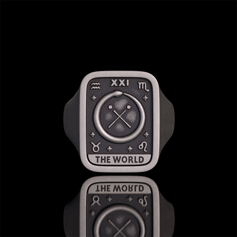 Major Arcana Tarot Sterling Silver Ring