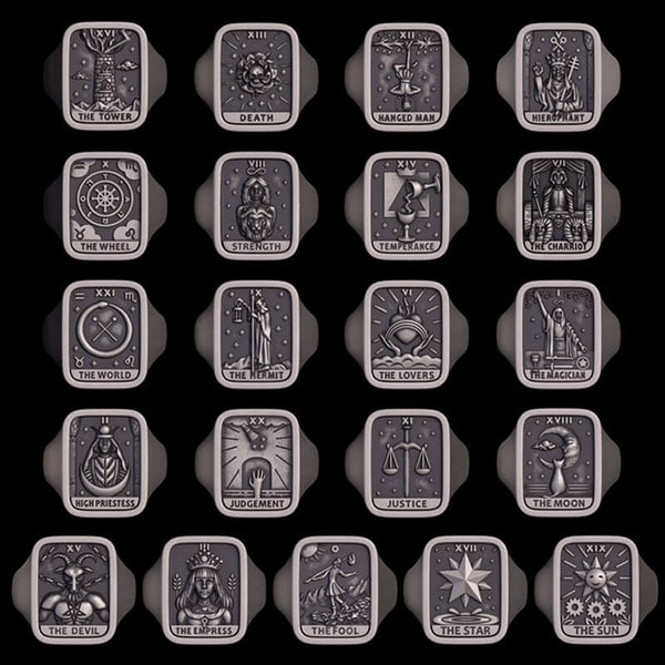 Major Arcana Tarot Sterling Silver Ring
