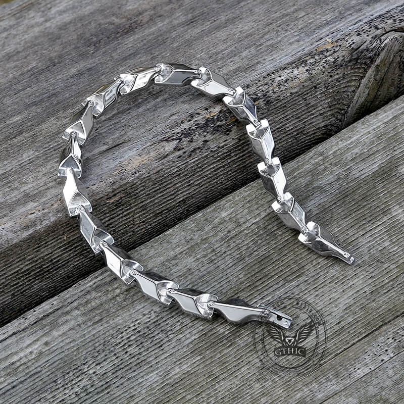 Mechanical Dragon Bone Chain Stainless Steel Bracelet