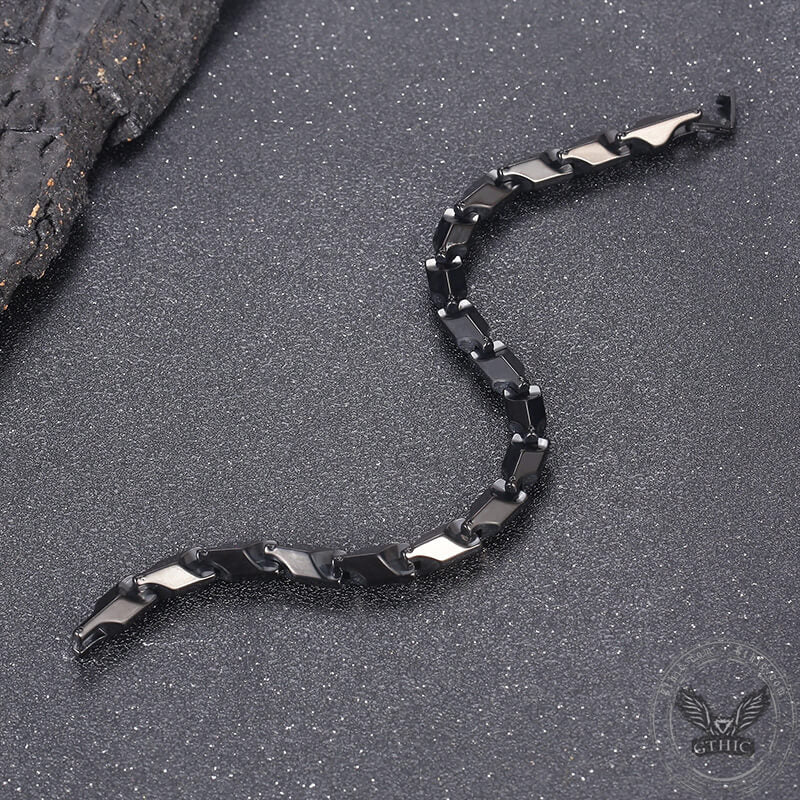 Mechanical Dragon Bone Chain Stainless Steel Bracelet