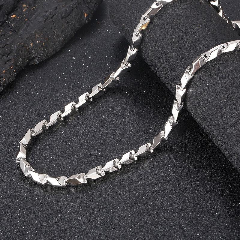 Mechanical Dragon Bone Chain Stainless Steel Necklace | Gthic.com