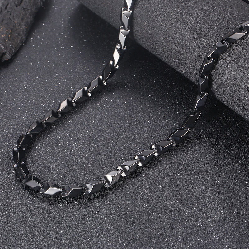 Mechanical Dragon Bone Chain Stainless Steel Necklace