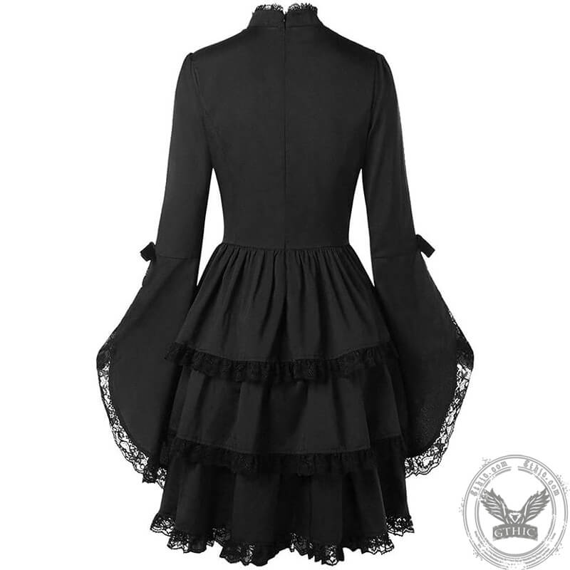 Medieval Aristocracy Lace Up Gothic Dress | Gthic.com