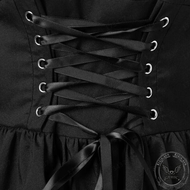 Medieval Aristocracy Lace Up Gothic Dress | Gthic.com