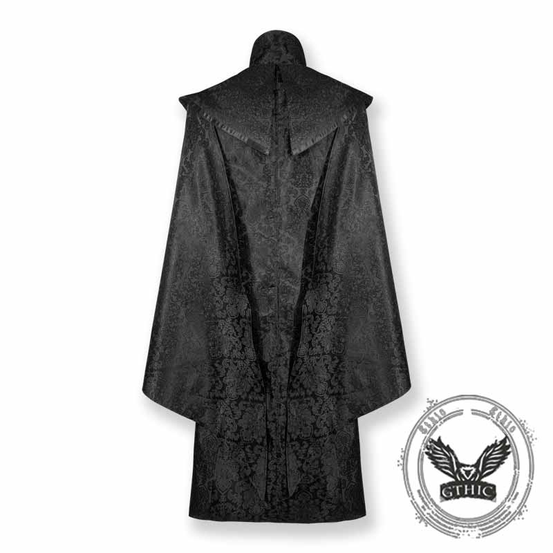 Medieval Dark Retro Wizard Gothic Long Coat