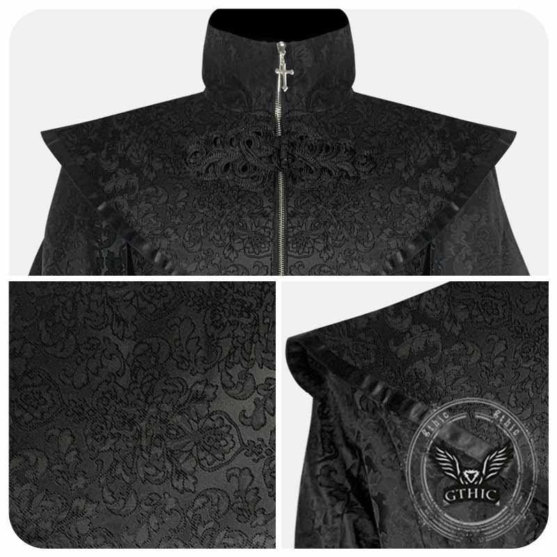 Medieval Dark Retro Wizard Gothic Long Coat