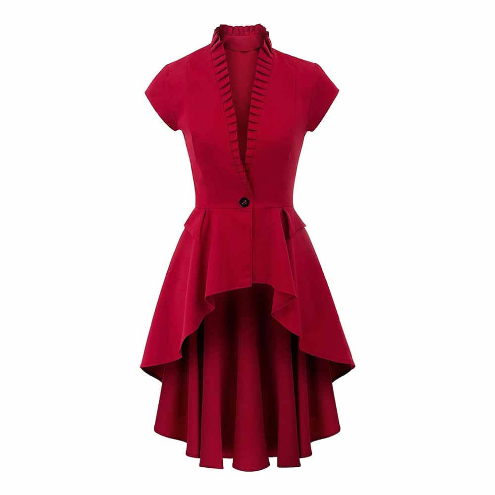 Medieval Gothic Back Tie Single Button Tuxedo