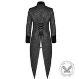 Medieval Gothic Jacquard Waisted Tuxedo Costume