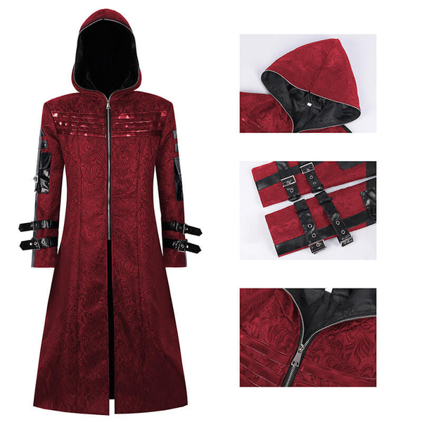 Medieval Gothic Spliced Hooded Halloween Costume 02 | Gthic.com