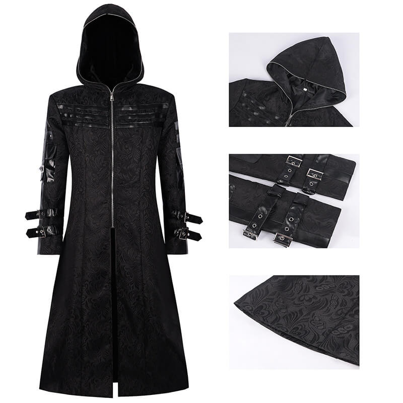 Medieval Gothic Spliced Hooded Halloween Costume 03 | Gthic.com