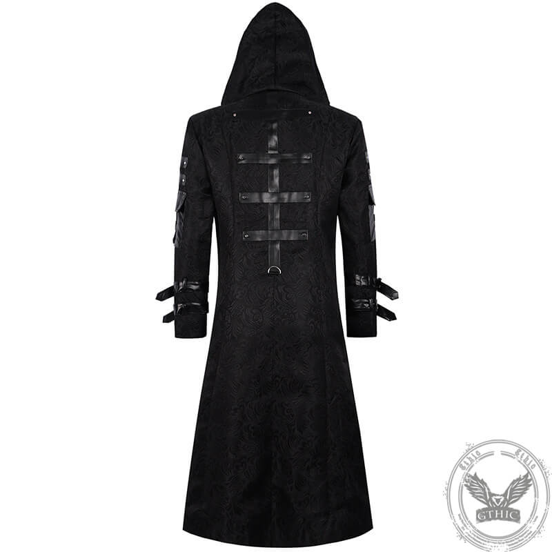 Medieval Gothic Spliced Hooded Halloween Costume