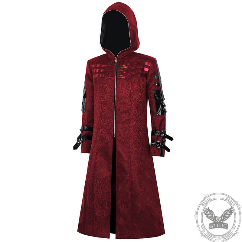 Medieval Gothic Spliced Hooded Halloween Costume