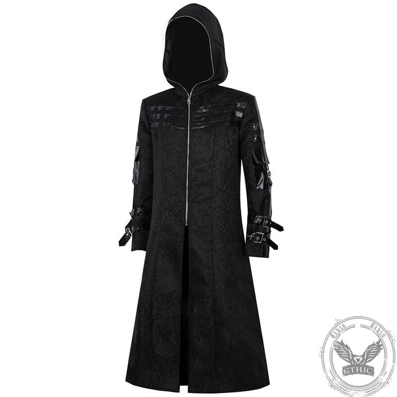 Medieval Gothic Spliced Hooded Halloween Costume