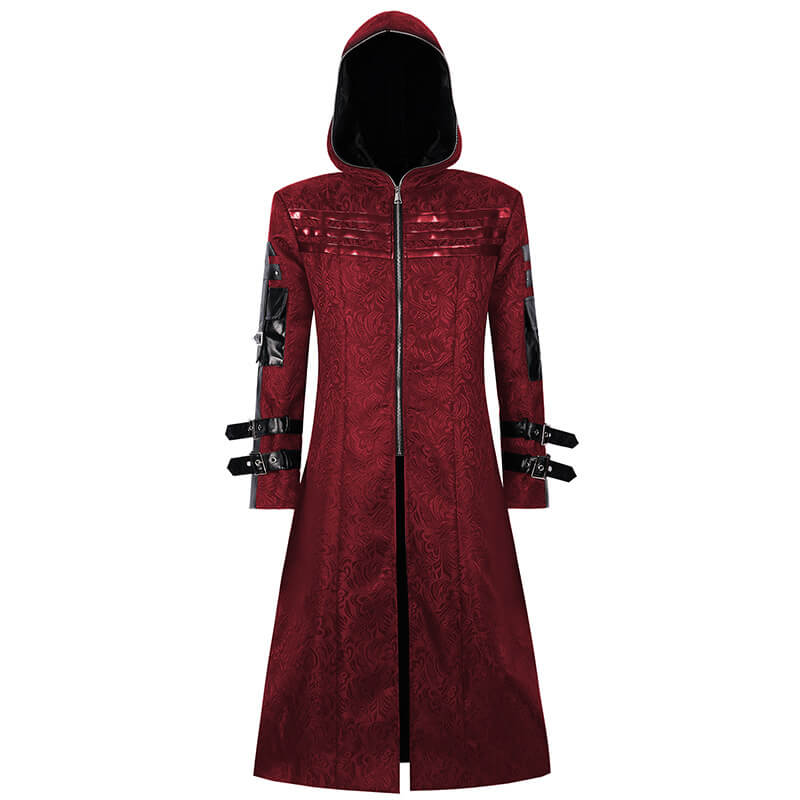 Medieval Gothic Spliced Hooded Halloween Costume