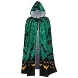 Medieval Halloween Wizard Hooded Cloak Robe