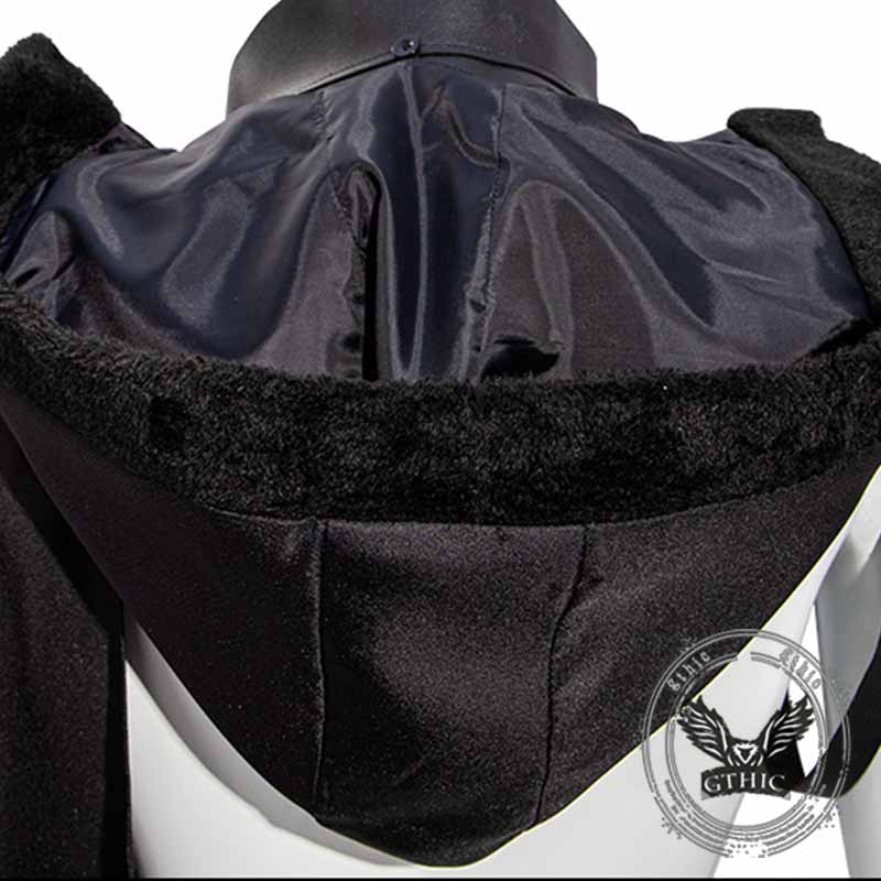 Medieval Irregular One Shoulder Halloween Side Cloak