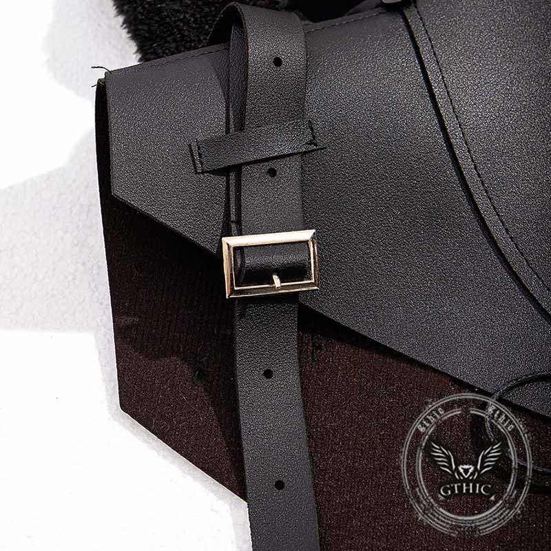 Medieval Irregular One Shoulder Halloween Side Cloak