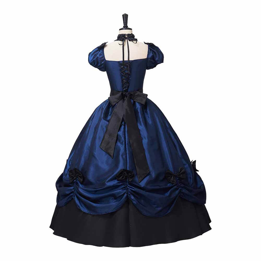 Medieval Lolita Bow Court Ball Gown Dress