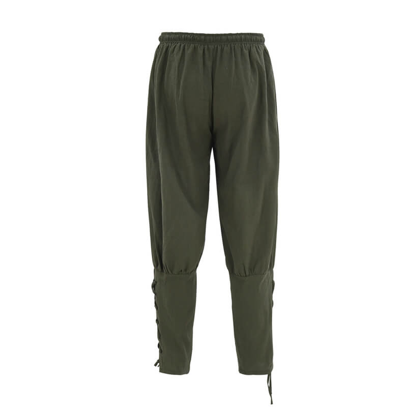 Rock Chain-Embellished Cotton Cargo Pants
