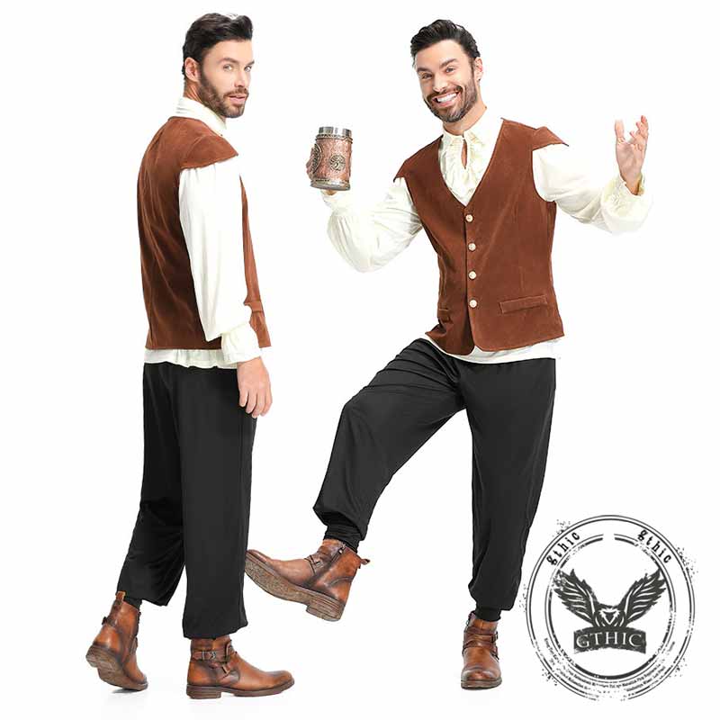 Medieval Pirate Knight Cosplay Halloween Costume