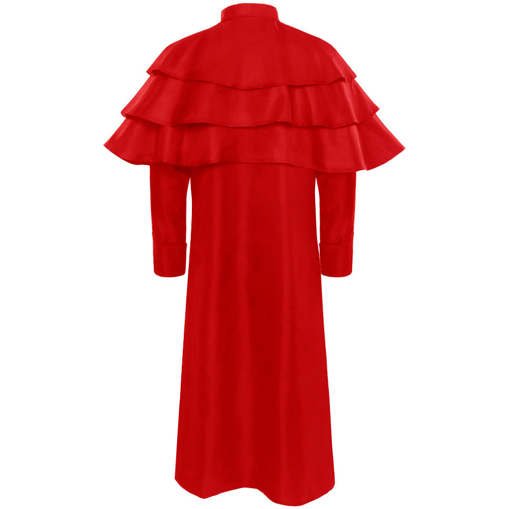 Red Cross Robe Medieval Priest Cloak Cross Robe – GTHIC