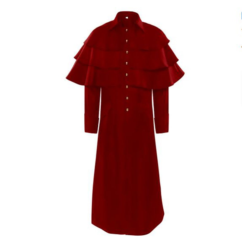 Medieval Priest Cloak Cross Robe | Gthic.com