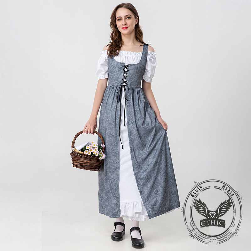 Medieval Renaissance Farm Girl Halloween Costume 03 | Gthic.com