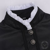 Medieval Renaissance High-Collar Coat Cloak Costume Set