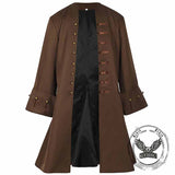 Medieval Renaissance Pirate Brown Halloween Costume 02 | Gthic.com