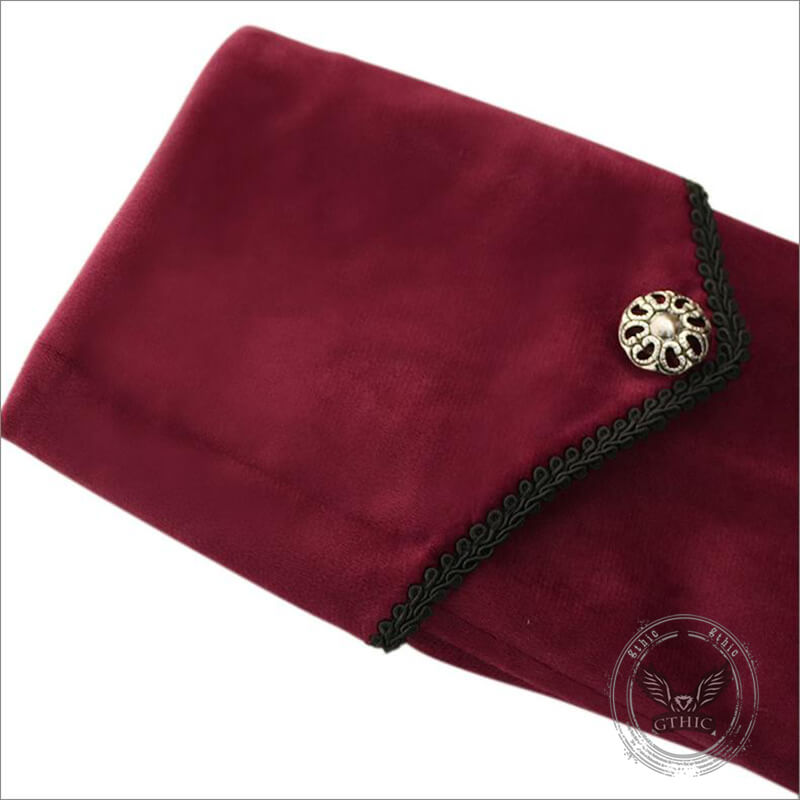 Medieval Retro Halloween Stand Collar Tuxedo Costume