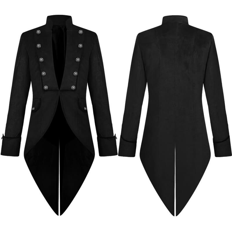 Medieval Retro Halloween Stand Collar Tuxedo Costume | Gthic.com