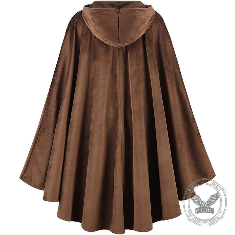 Medieval Retro Warrior Cosplay Halloween Costume Cloak
